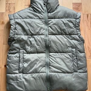 FP In a Bubble Puffer size XS in Greyed Olive